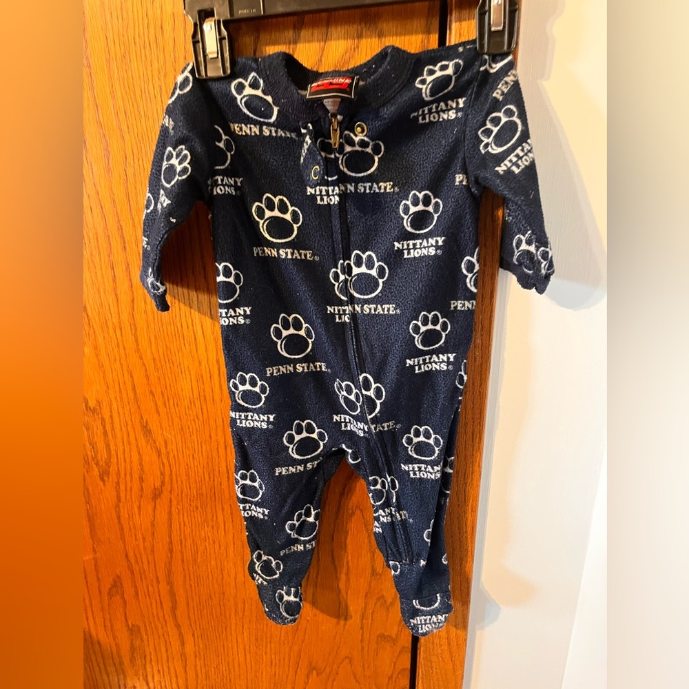 Penn State Fleece Baby Sleeper - Size 0-3 Months